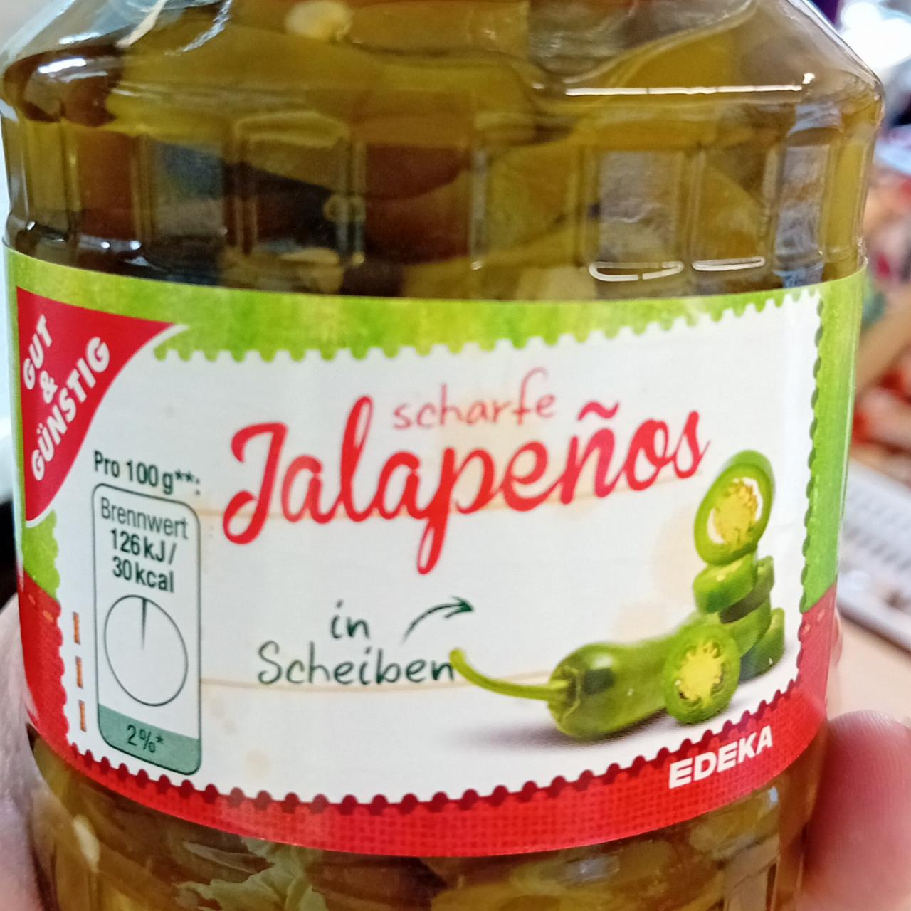 Fotografie - Scharfe jalapeňos in scheiben Gut&Günstig