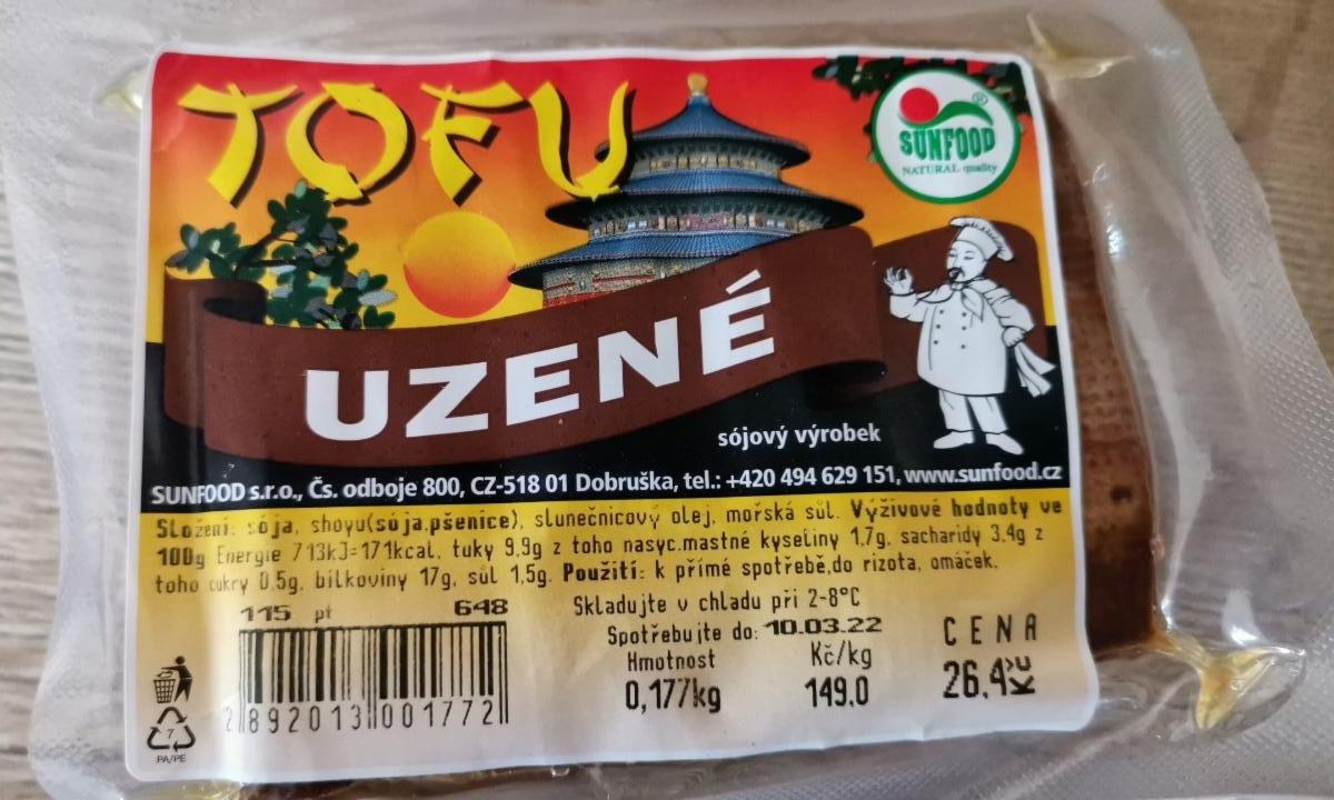 Fotografie - Tofu uzené Sunfood