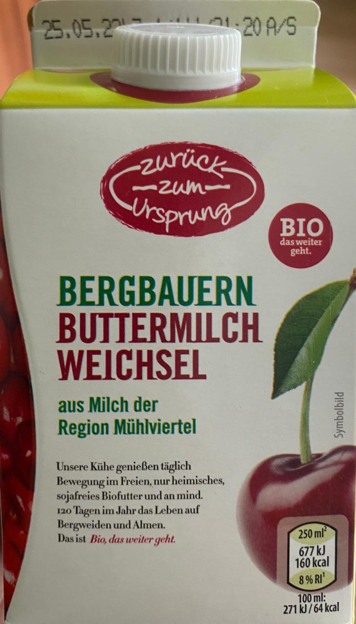 Fotografie - Bio Bergbauern Buttermilch Weichsel Zurück zum Ursprung