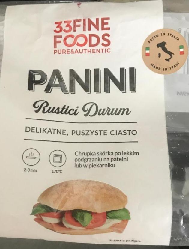 Fotografie - Panini Rustici Durum 33Fine Foods