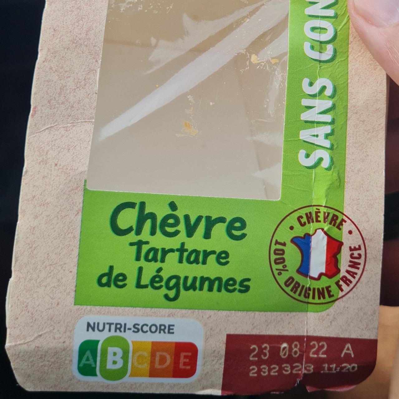 Fotografie - chévre tartare de légumes