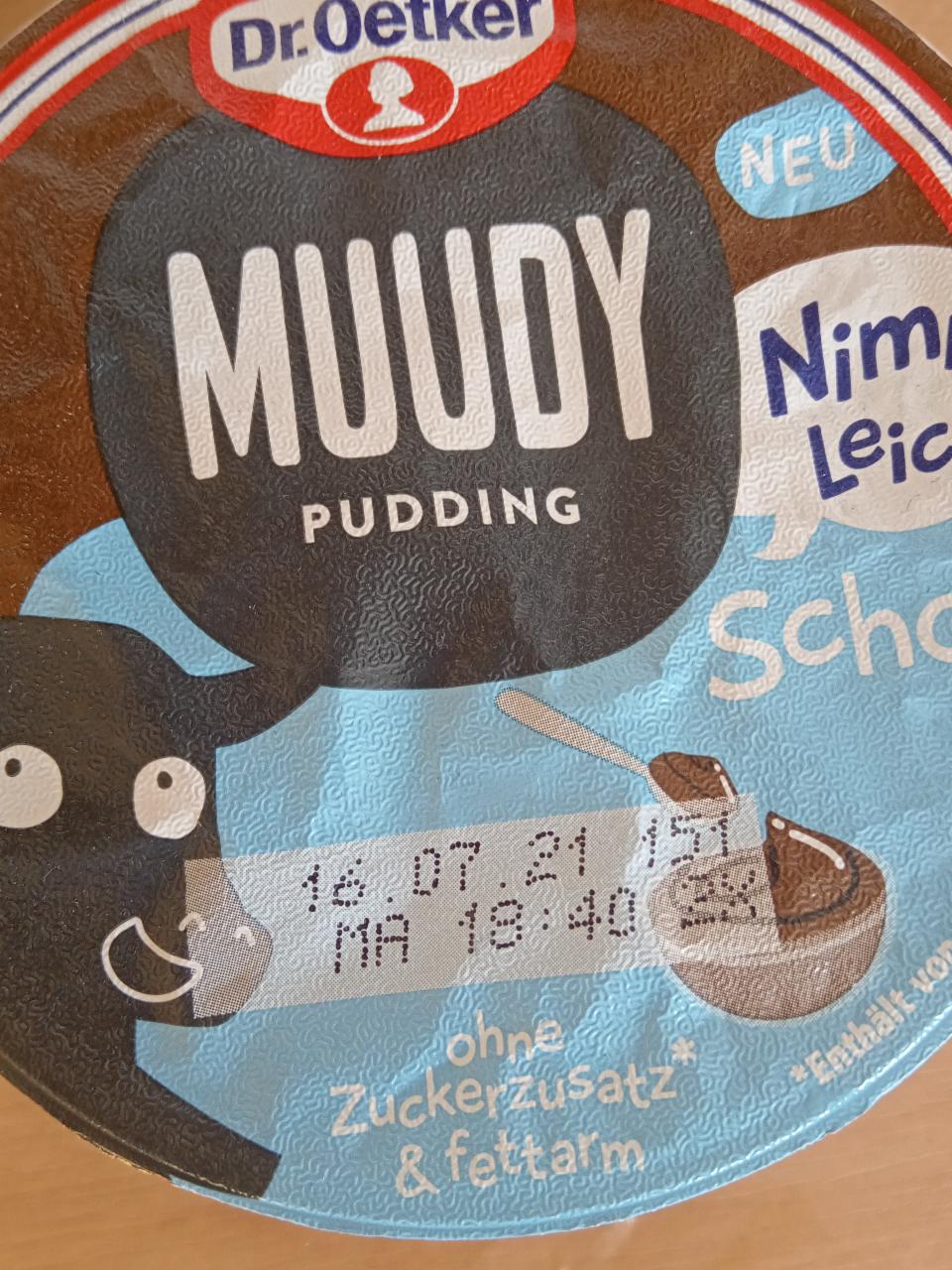 Fotografie - Muudy Pudding Schoko Dr.Oetker