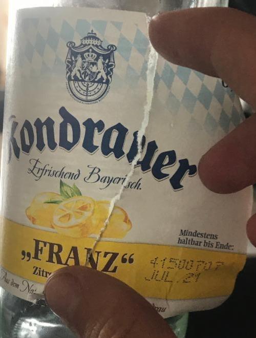 Fotografie - Franz Zitronenlimonade Kondrauer