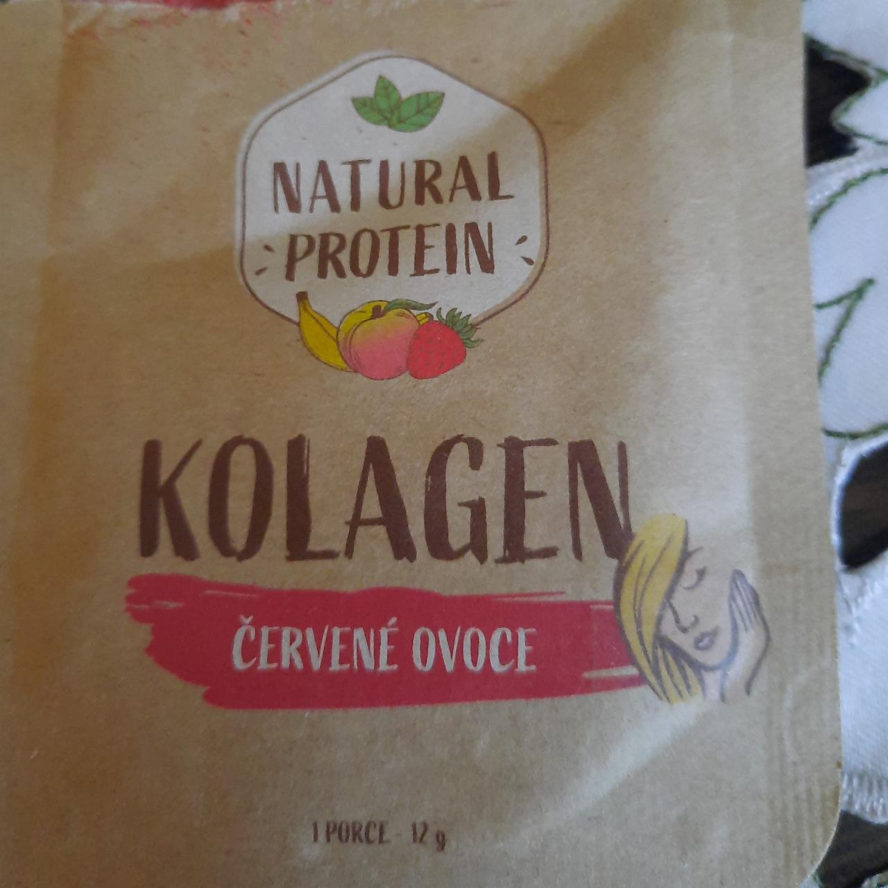 Fotografie - Kolagen červené ovoce Natural Protein