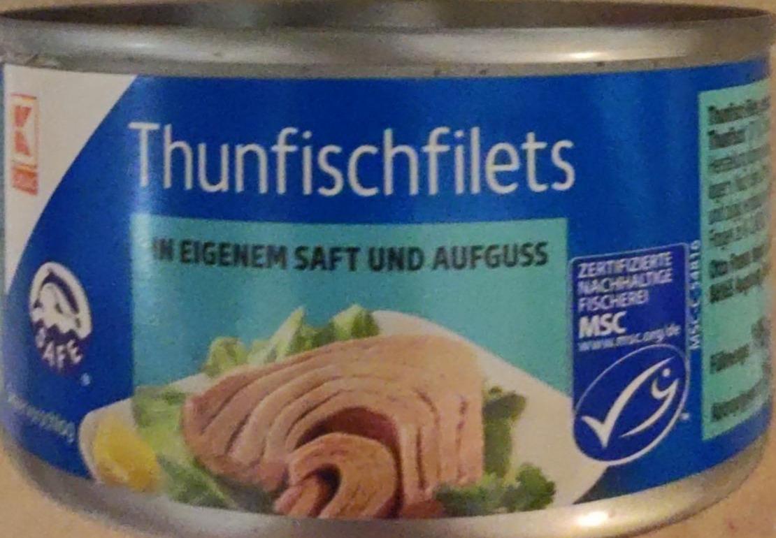 Fotografie - Thunfischfilets in eigenem Saft K-Classic