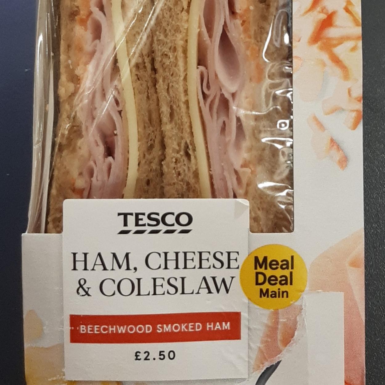 Fotografie - Ham, Chelsea and coleslaw Tesco