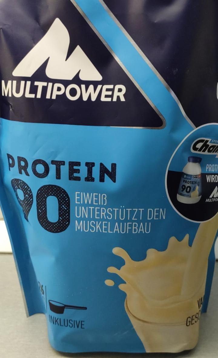 Fotografie - Protein 90 Vanille Geschmack Multipower