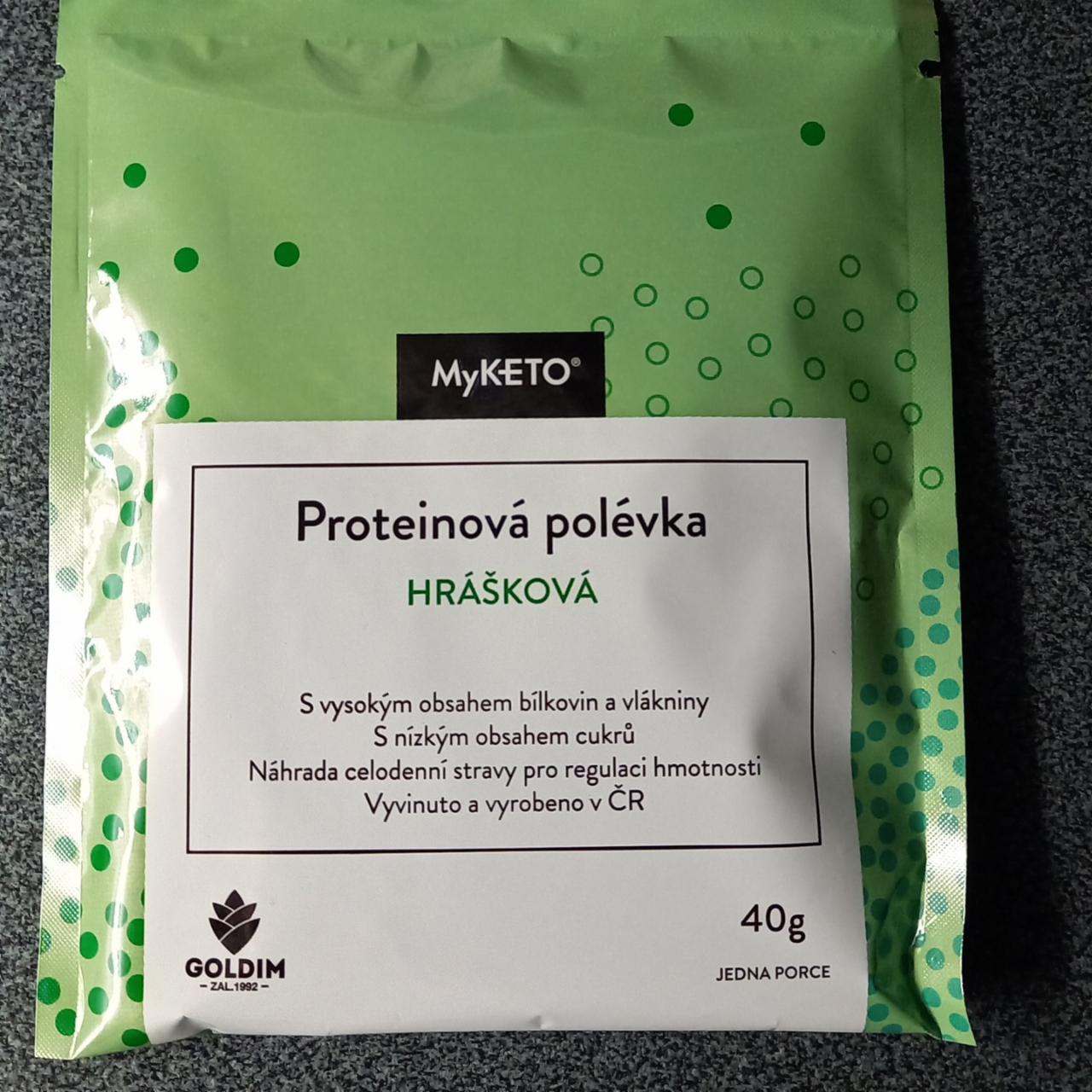 Fotografie - Proteinová polévka hrášková MyKeto