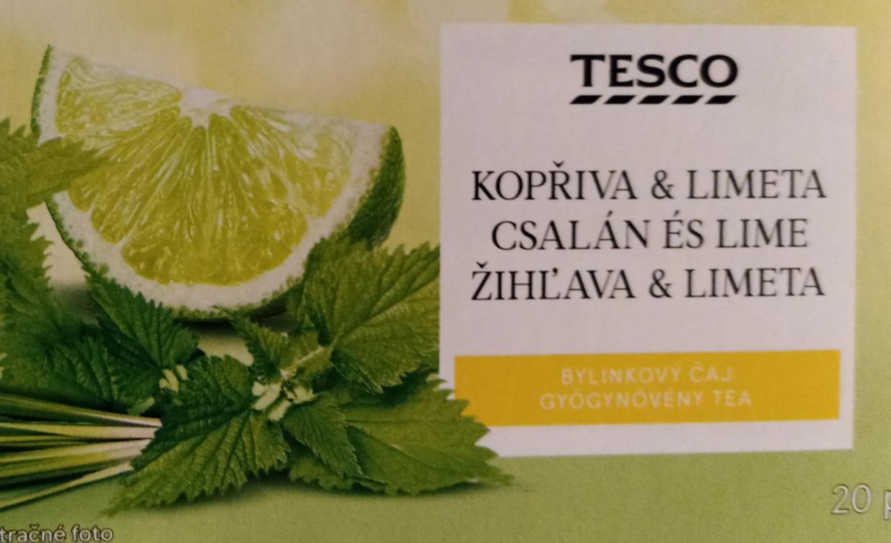 Fotografie - Kopřiva & limeta bylinkový čaj Tesco