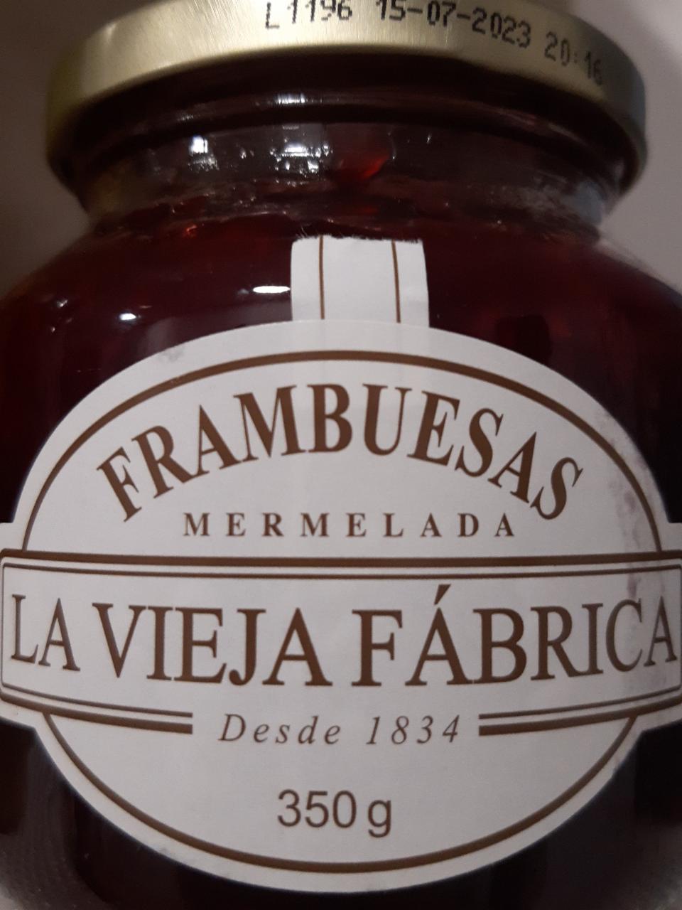 Fotografie - Mermelada de Frambuesas La Vieja Fábrica