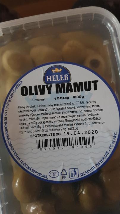 Fotografie - olivy mamut Heleb