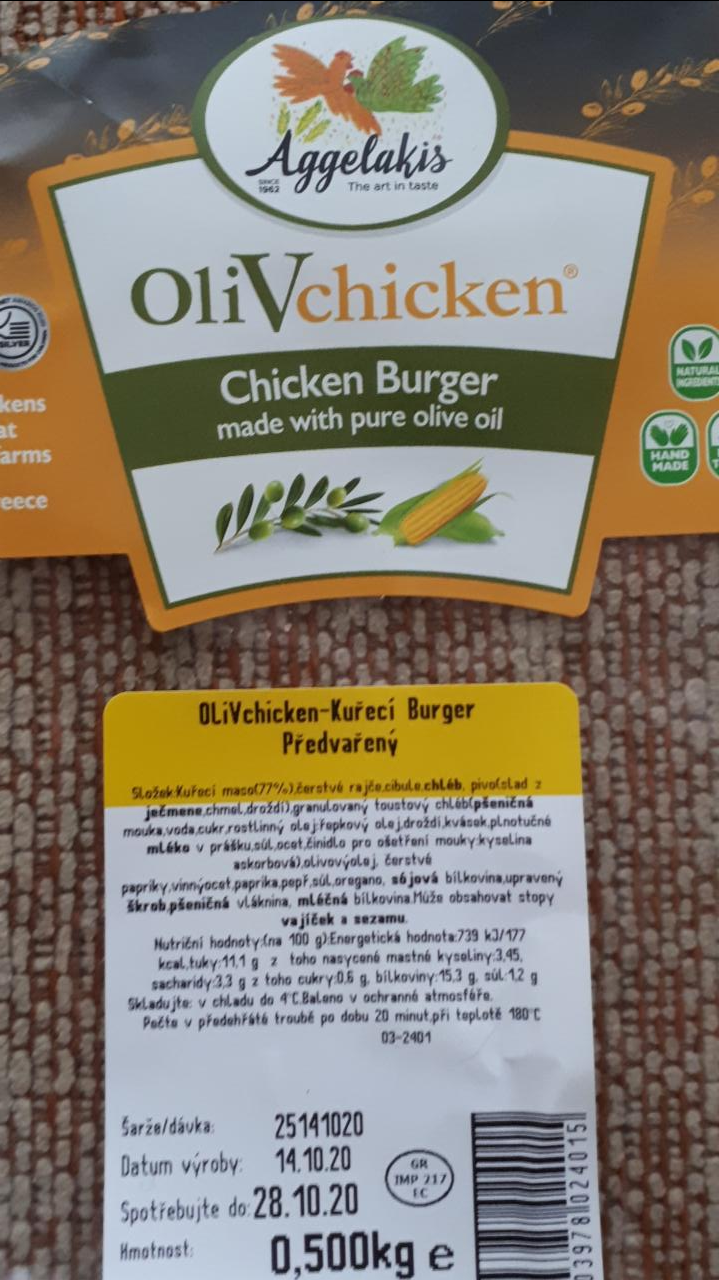 Fotografie - Kuřecí burger OliVchicken