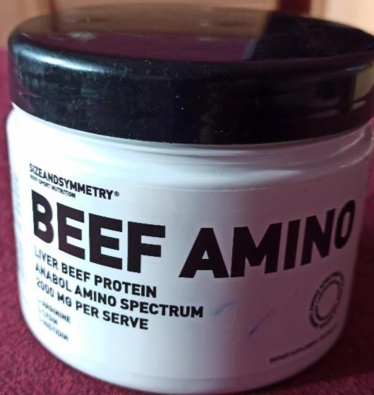 Fotografie - BEEF Amino SizeAndSymmetry Nutrition