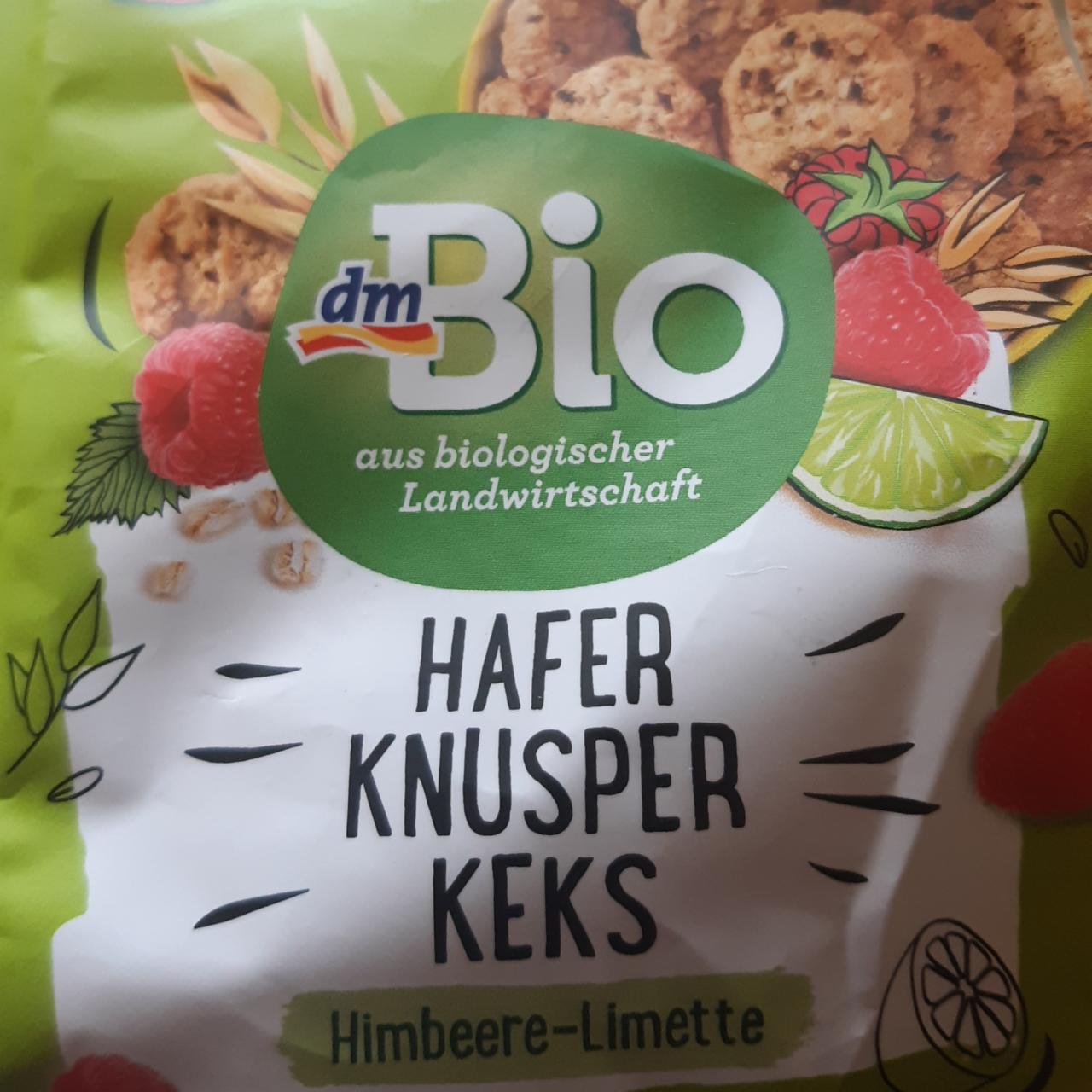 Fotografie - Hafer knusper keks himbeere-limette dmBio