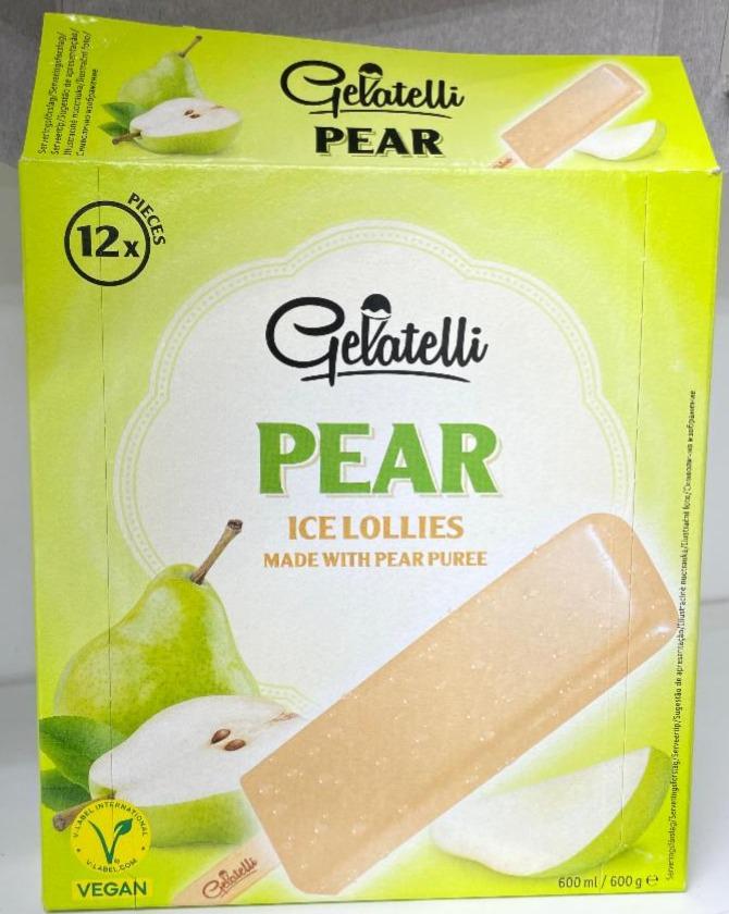 Fotografie - Pear Ice Lollies Gelatelli