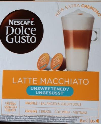 Fotografie - Latte Macchiato Unsweetened Nescafé Dolce Gusto