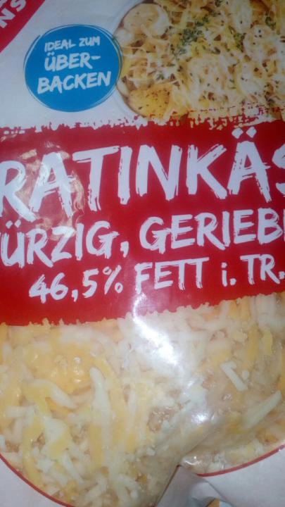 Fotografie - Gratinkäse würzig, gerieben 46,5% fett Gut&Günstig