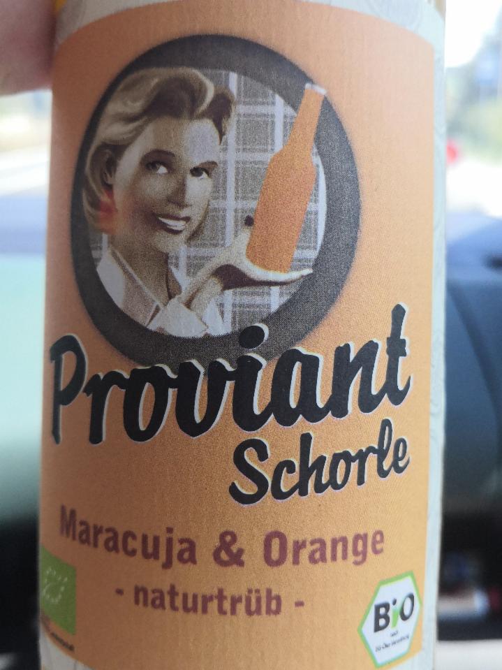 Fotografie - Proviant Schorle Maracuja & Orange