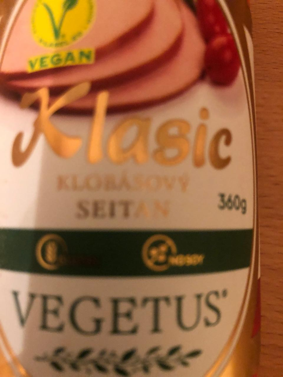 Fotografie - Klasic Klobásový seitan Vegetus