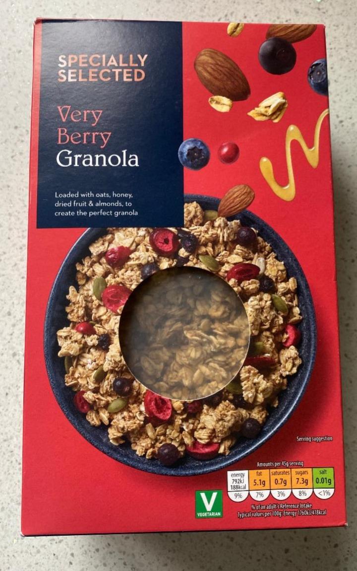 Fotografie - Very berry granola Specially selected Aldi