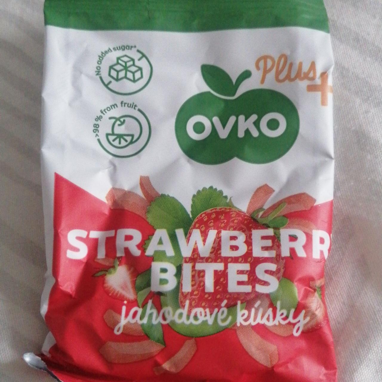 Fotografie - Strawberry bites jahové kúsky Ovko