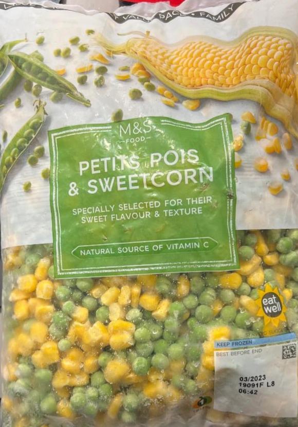 Fotografie - Petits Pois & Sweetcorn M&S