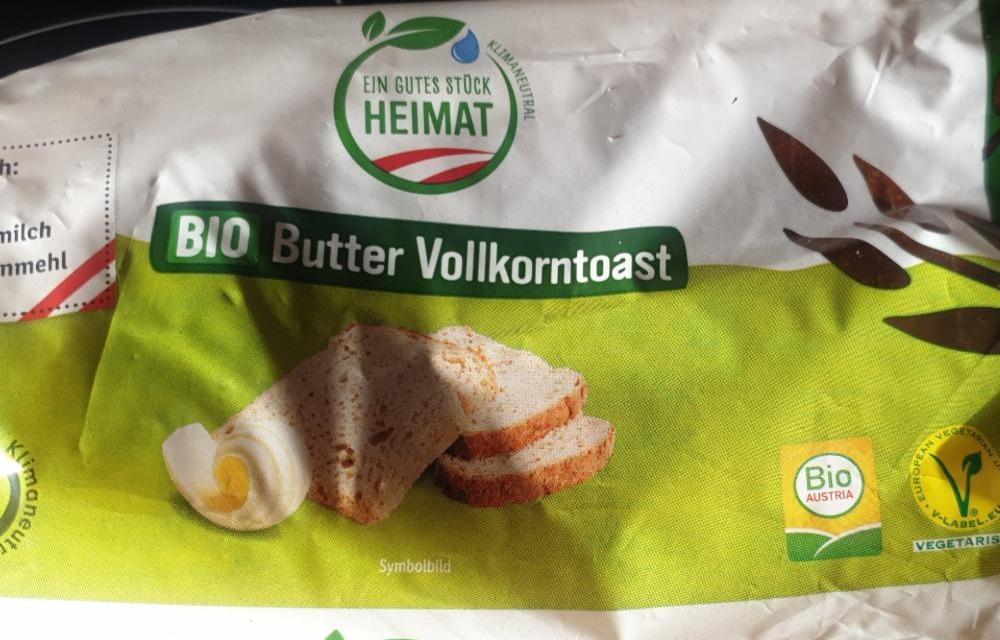 Fotografie - Bio Butter Vollkorntoast Heimat