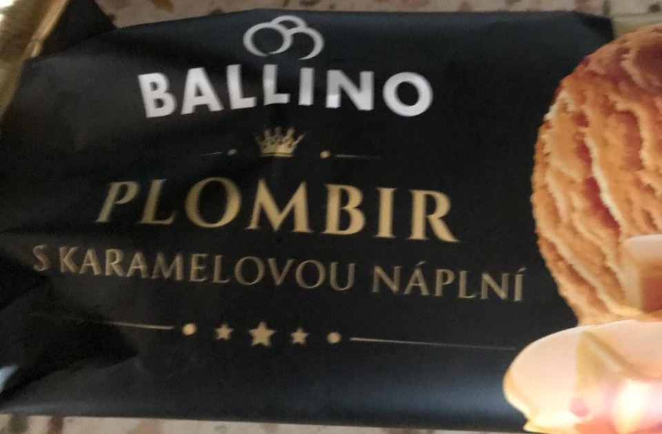 Fotografie - Plombir s karamelovou náplní Ballino