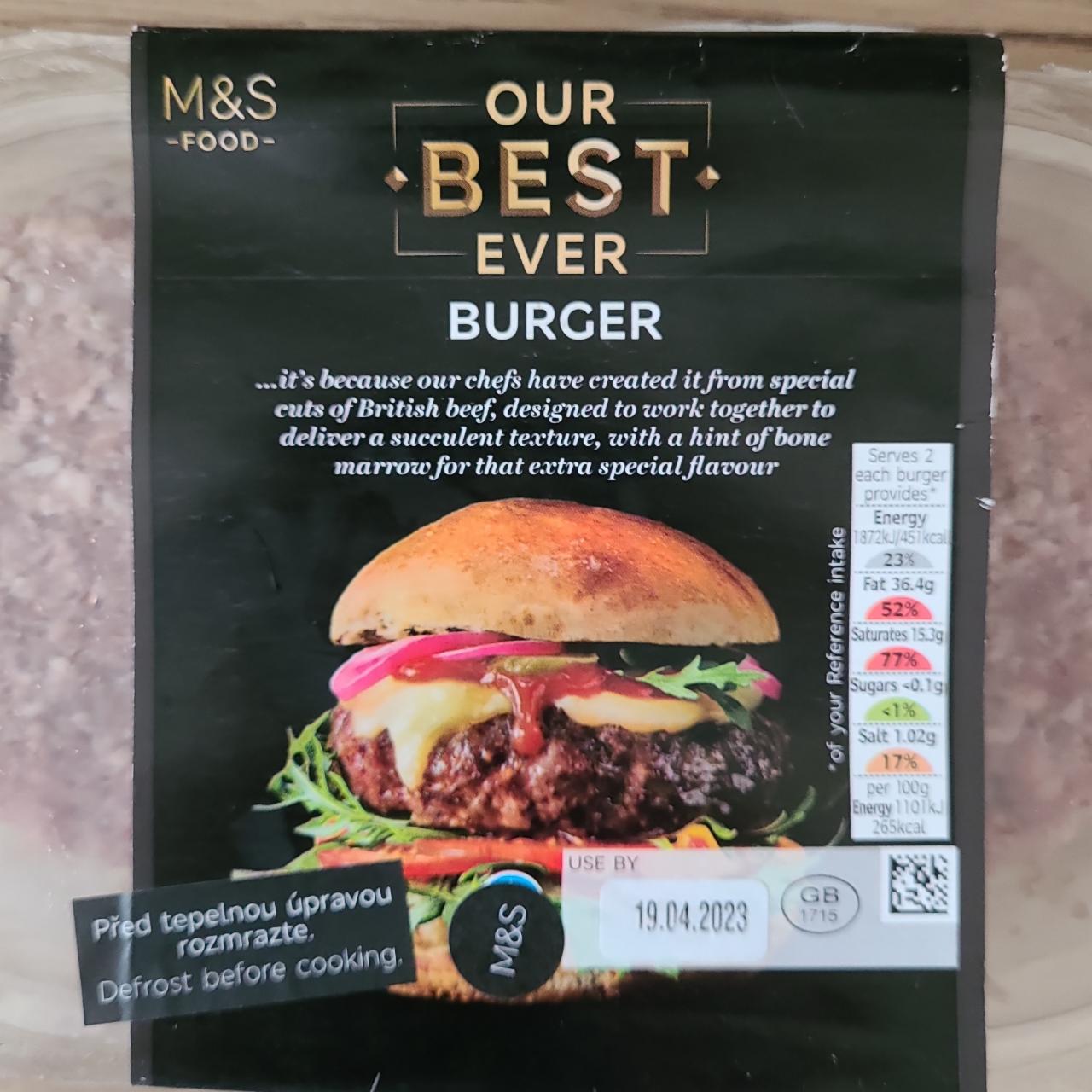 Fotografie - Our Best Ever Burgers M&S Food