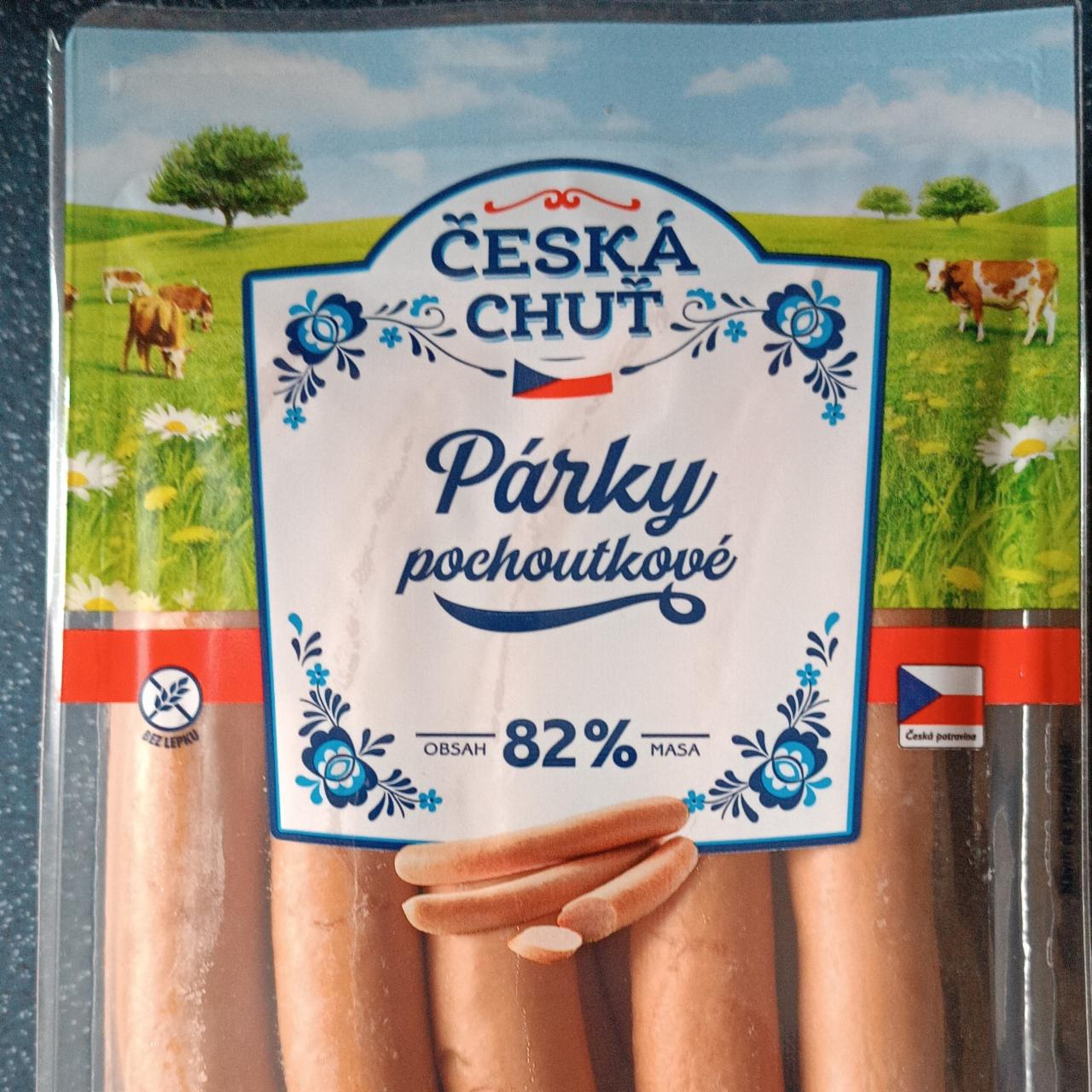 Fotografie - Párky pochoutkové 82% masa Česká chuť