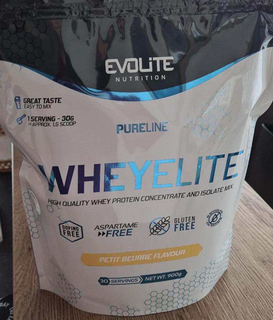 Fotografie - Pureline Whey Elite Petit Beurre flavour Evolite Nutrition