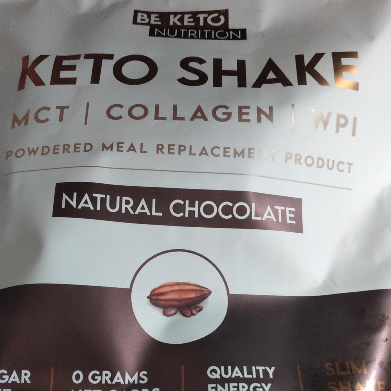 Fotografie - Keto shake natural chocolate Be keto