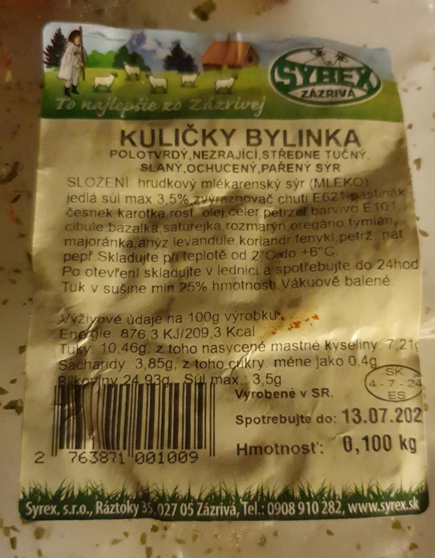 Fotografie - Kuličky Bylinka Syrex Zázrivá