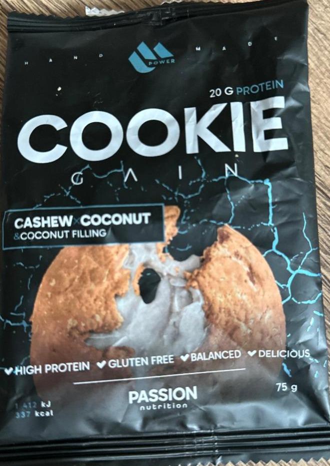 Fotografie - Cookie cashew coconut Passion Nutrition