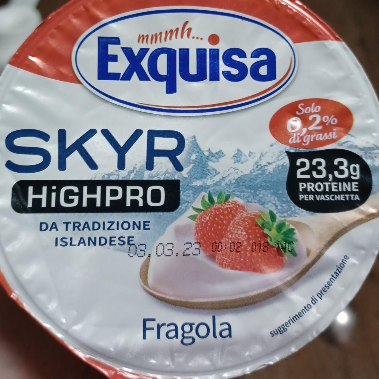 Fotografie - Skyr HighPro Fragola Exquisa