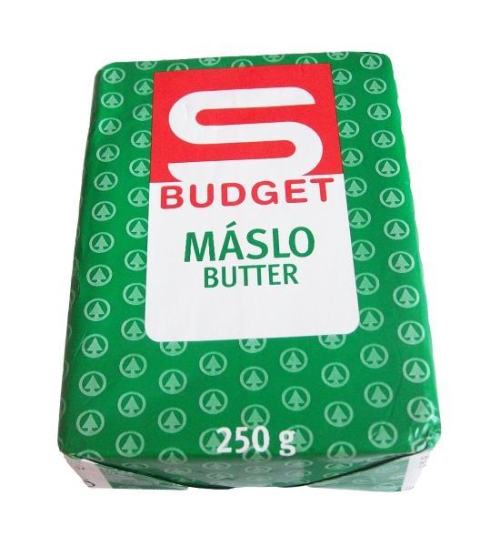 Fotografie - máslo Spar Budget