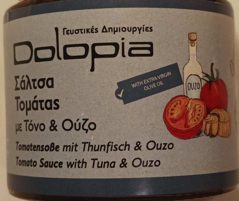 Fotografie - Tomato Samice with tuna & ouzo Dolopia