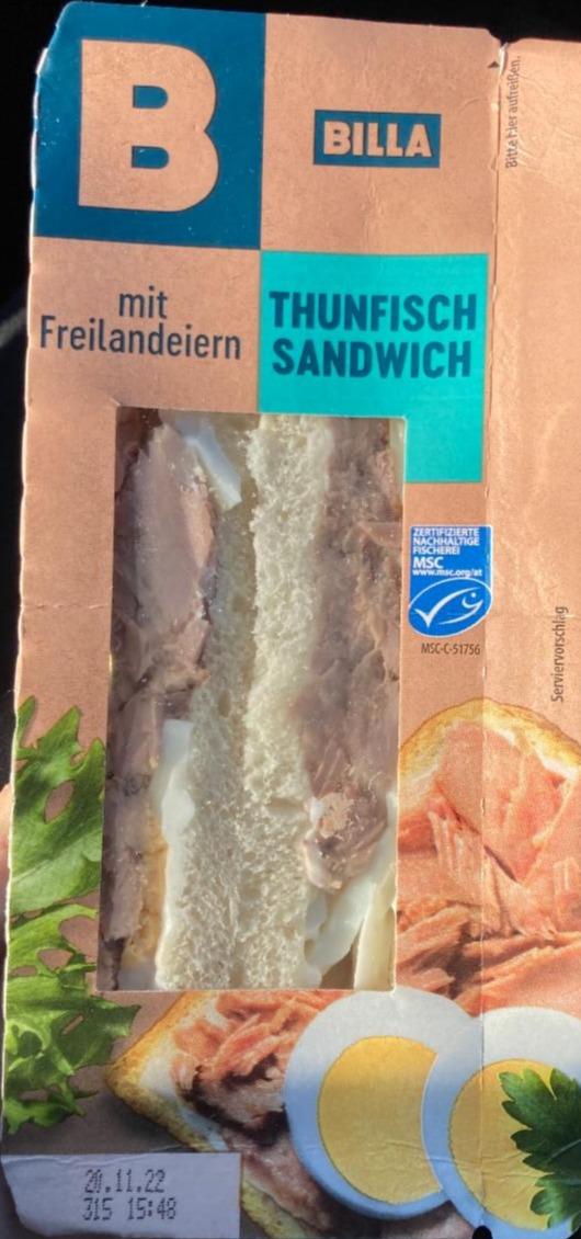 Fotografie - Thunfisch sandwiich Billa