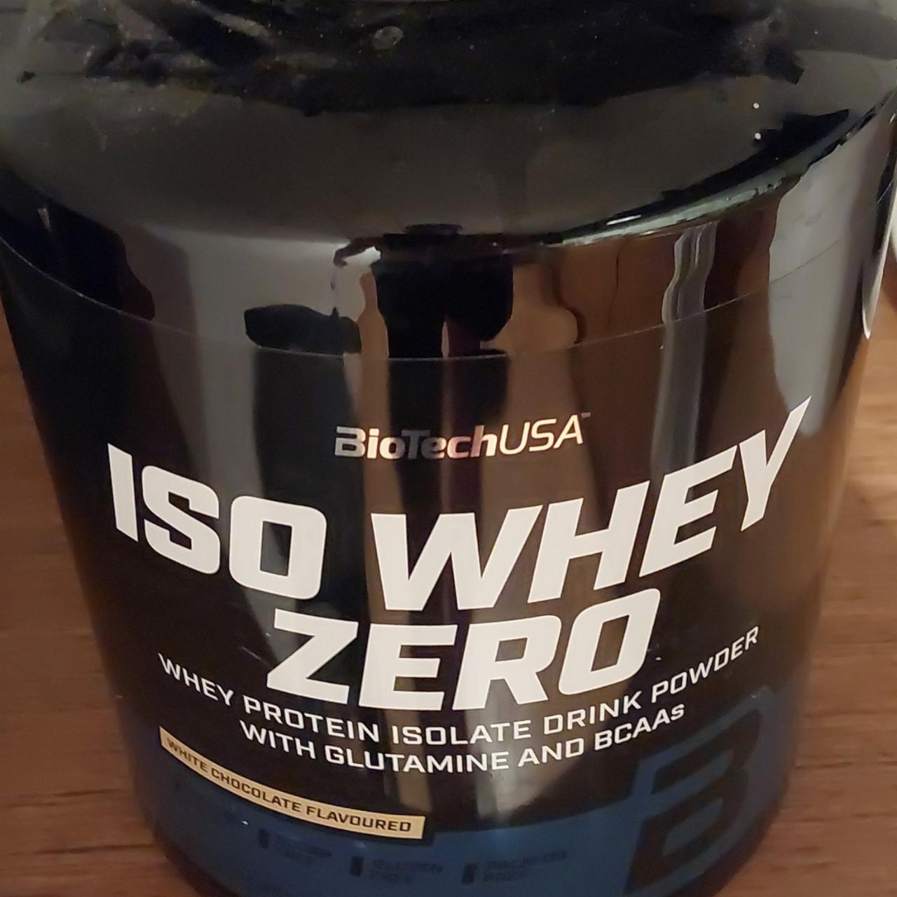 Fotografie - ISO Whey Zero white chocolate BioTechUSA