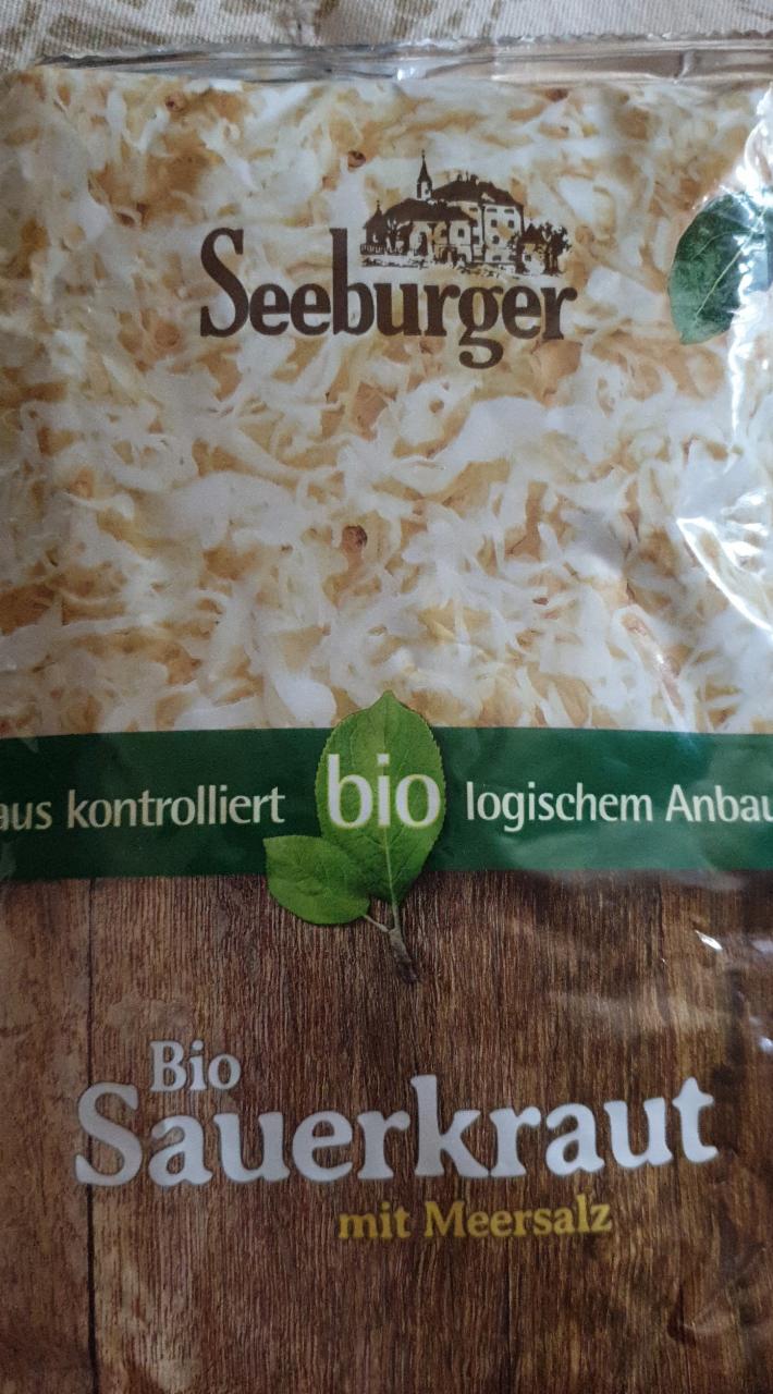 Fotografie - Bio Sauerkraut mit Meersalz Seeburger