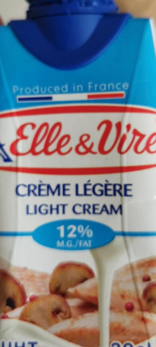 Fotografie - Creme legere, light cream Elle& vire