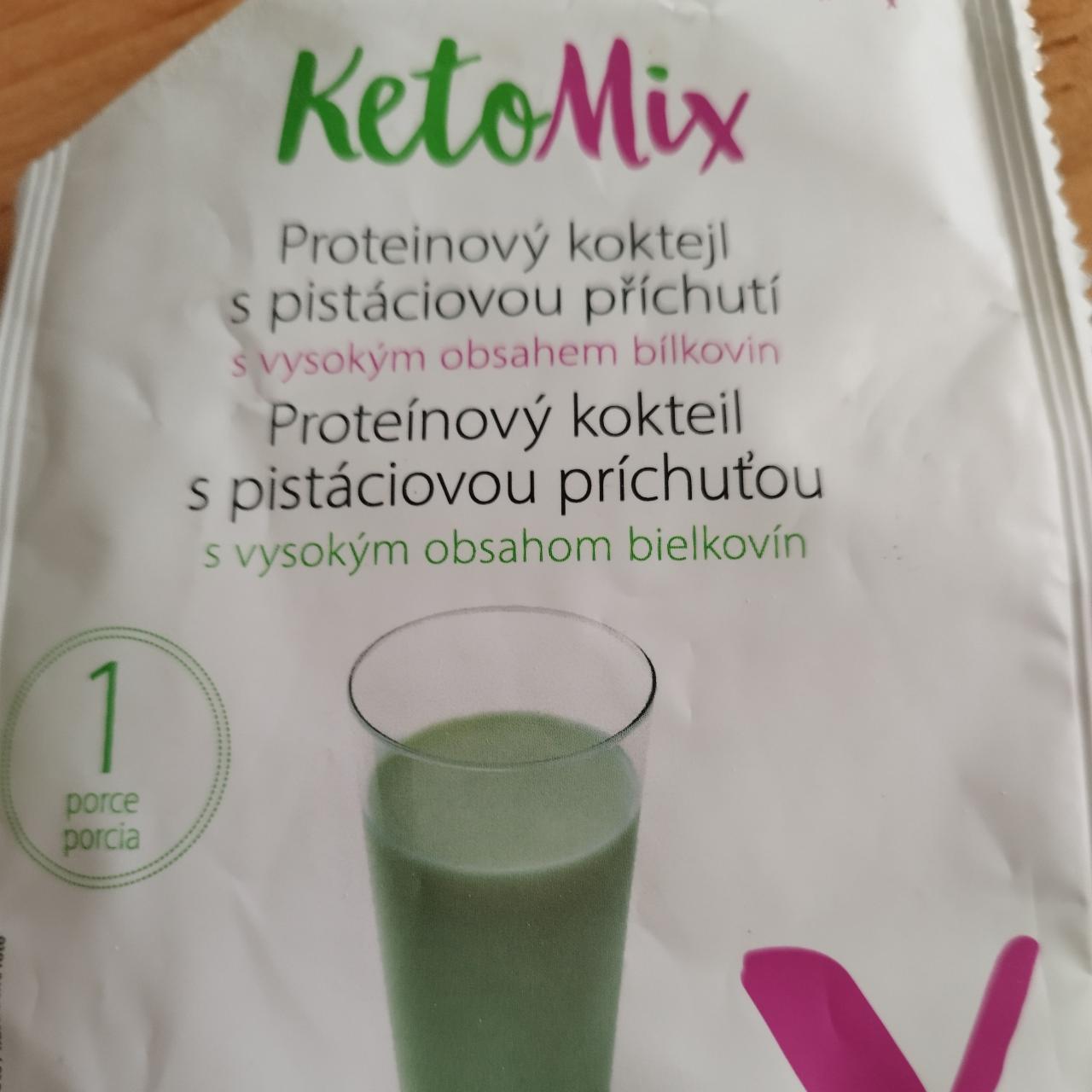 Fotografie - Proteinový koktejl s pistáciovou příchutí KetoMix