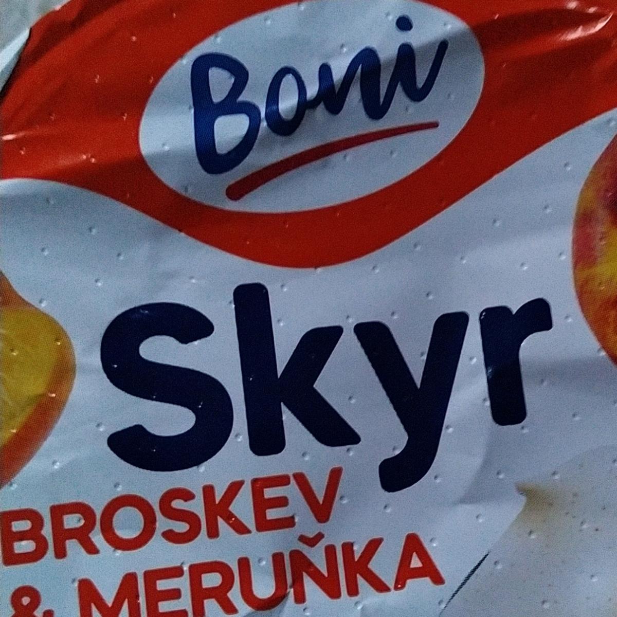 Fotografie - Skyr broskev & meruňka Boni