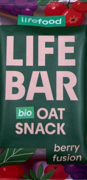 Fotografie - Life Bar Oat snack Berry fusion Lifefood