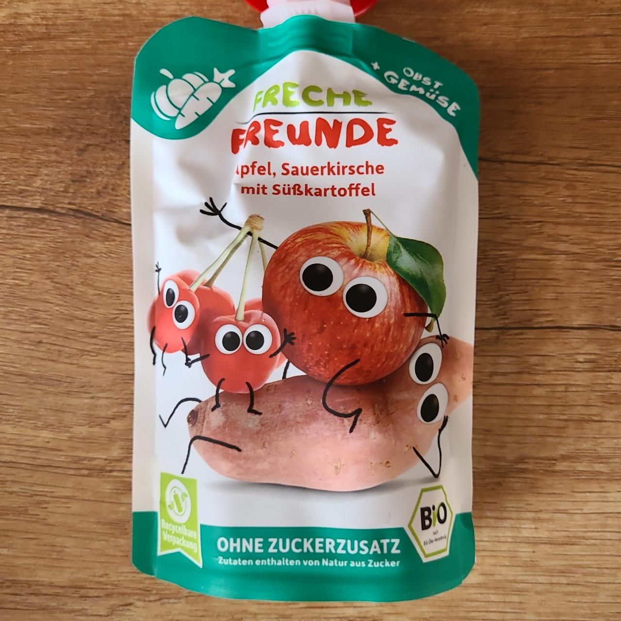 Fotografie - Apfel, Sauerkirsche mit Süßkartoffel Freche Freunde