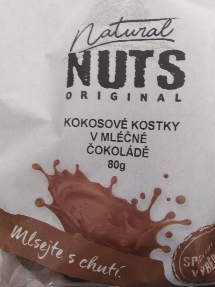 Fotografie - Kokosové kostky v mléčné čokoládě Natural Nuts