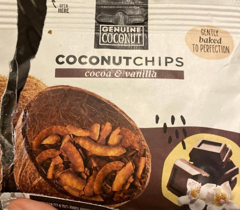 Fotografie - Coconut chips cocoa & vanilla Genuine Coconut