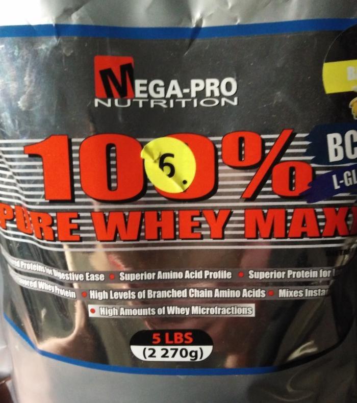 Fotografie - New 100% pure whey maxx banana Mega Pro