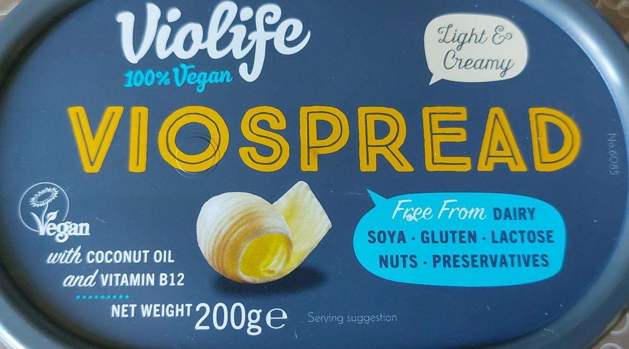 Fotografie - 100% Vegan Viospread Violife