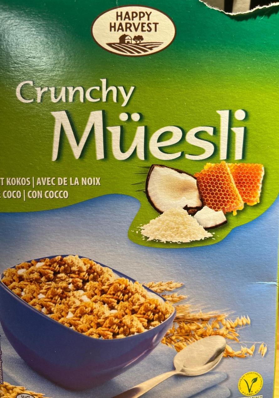 Fotografie - Crunchy Müesli mit kokos Happy Harvest